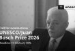 « Prix unesco / Juan Bosch 2026 »