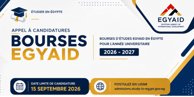 Offre de Bourse de l’Egypte EGYAID Offre de Bourse de l’Egypte EGYAID