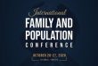 International Seminar “Family and Population” – Istanbul – Turkey 26, 27 October 2026 International Seminar “Family and Population” – Istanbul – Turkey 26, 27 October 2026